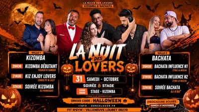 La nuit des lovers - soirée kizomba et bachata / Afro Latino