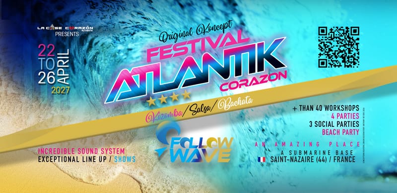 ATLANTIK CORAZON FESTIVAL 2027 OCEAN KIZOMBA BEACH SALSA BACHATA