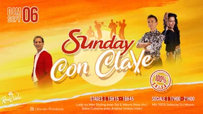 Sunday Con Clave | Dimanche 100% SALSA au Z5
