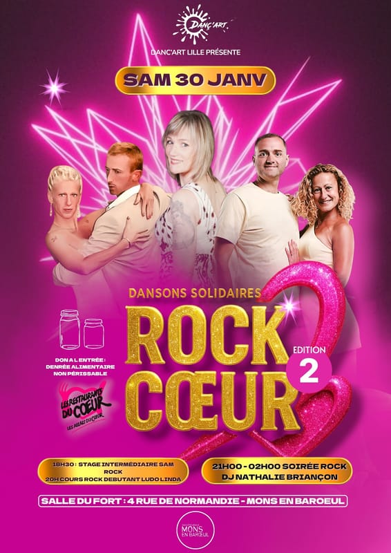 💖 LES DANSONS SOLIDAIRES – ROCK CŒUR - 2ème Édition 💖