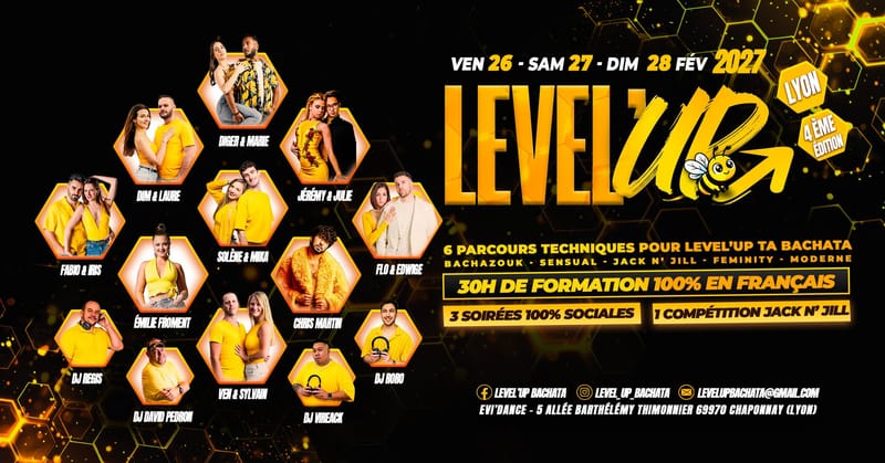 Level'UP BACHATA festival LYON 2027