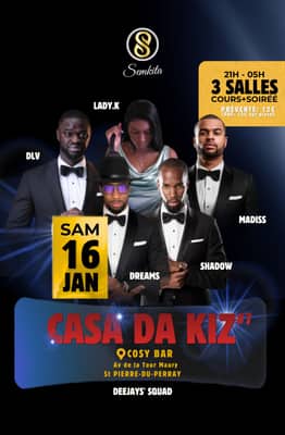 CASA DA KIZ #7. Soirée Kizomba by Semkita. 3 Salles