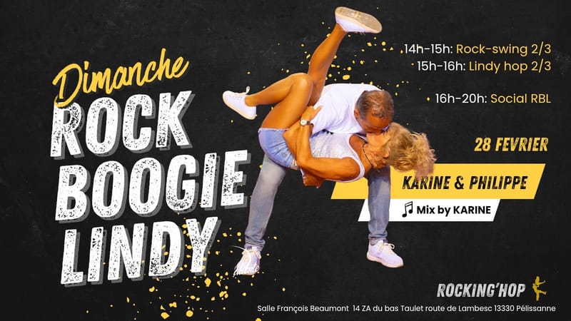 Dimanche Rock-Boogie-Lindy le 28 février