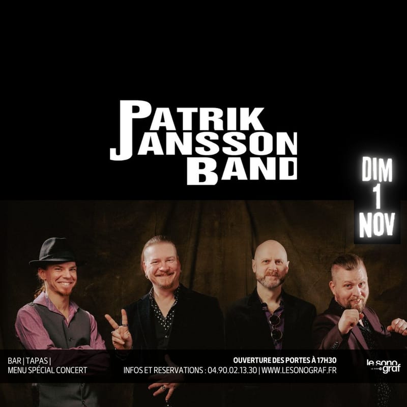 PATRIK JANSSON BAND EN CONCERT AU SONOGRAF 🔥