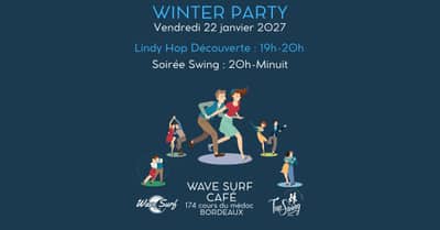 Lindy Hop Découverte + Soirée Swing - Danse Swing - Wave Surf Café