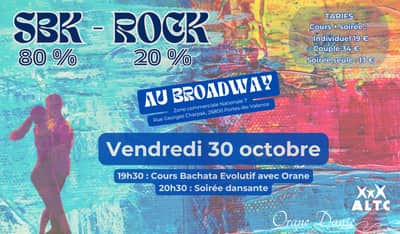 SBK 80% & Rock 20% - Au Broadway !