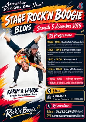 Stage Rock'n Boogie à Blois