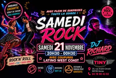 NOUVEAU : UNE SEULE SALLE : soirée ROCK avec des coupures SBK-WCS
