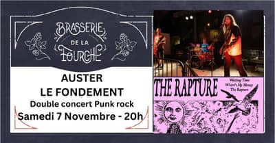 Double concert PUNK - AUSTER / LE FONDEMENT