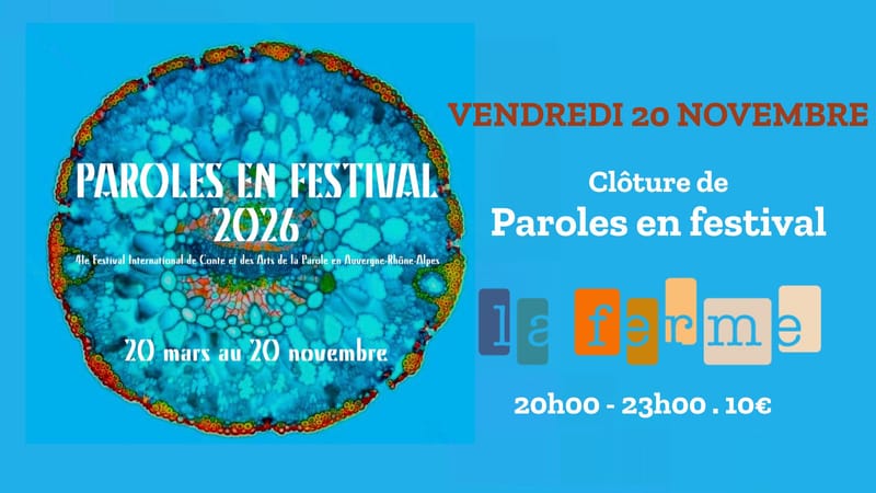 Clôture de Paroles en Festival 2026