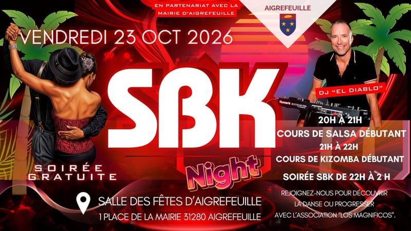 Soirée SBK los magnificos 31 a Aigrefeuille