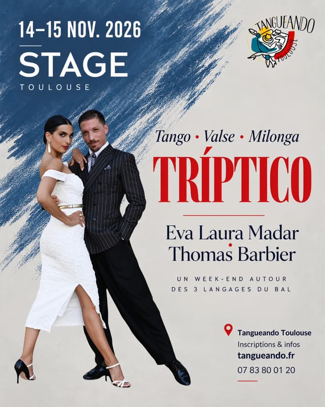 Stage Eva & Tom : Tango, Valse, Milonga TANGUEANDO