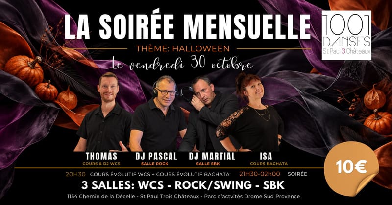 La Mensuelle SBK • Rock • WCS - Thème Halloween 🎃