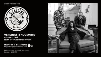Concert Ô’Feeling (rock/blues) | Overdrive Café 69360 St-Symphorien-d’Ozon