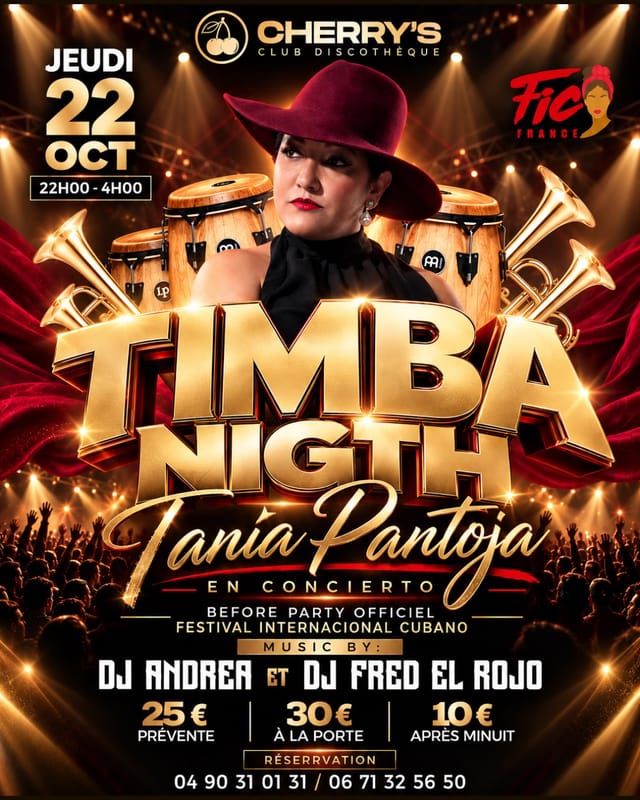 Concert de Tania Pantoja au Cherry's