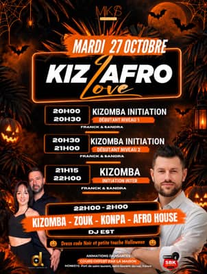 Cours & Soirée Kiz Afro Love (Monkeys)