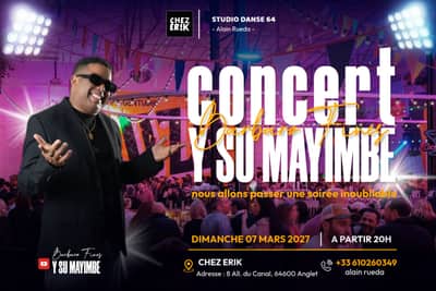 CONCIERTO | BÁRBARO FINES Y SU MAYIMBE | CHEZ ERIK - ANGLET