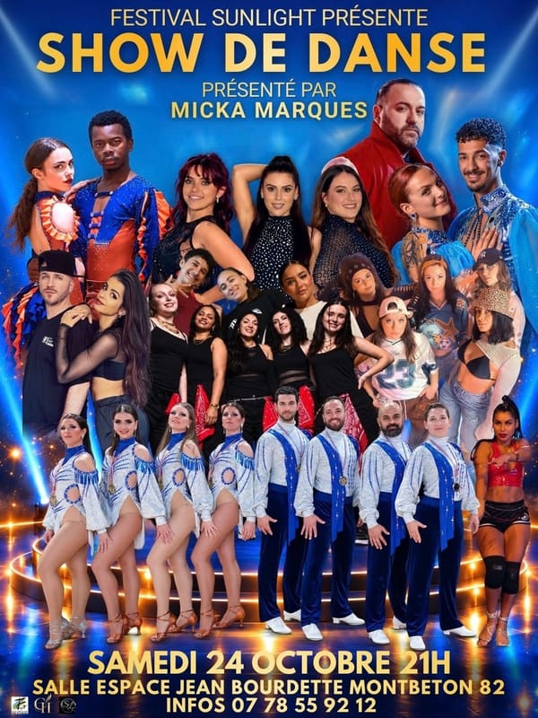 ☄Le plus gros SHOW de danse 🎙MICKA MARQUES🕺 SAMEDI2⃣4⃣OCTOBRE❗ MONTBETON
