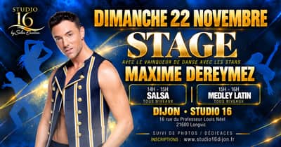 Stage Maxime Dereymez à Dijon au Studio 16