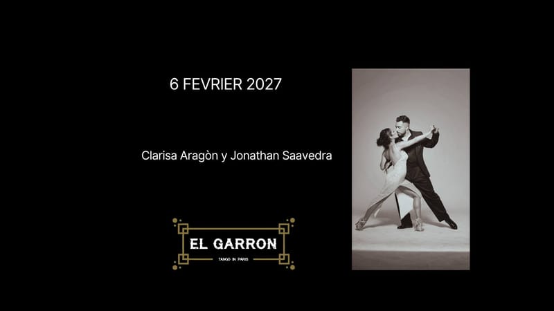 Milonga El Garrón : Clarisa Aragòn y Jonathan Saavedra