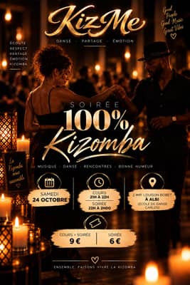 Soirée 100% Kizomba