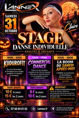 🎃STAGE DANSE INDIVIDUELLE🎃PARENT ET ENFANT🎃avec BOOM🎃