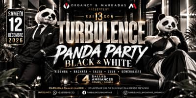Soirée Turbulence / Saison 13 / 4 Salles / 4 ambiances