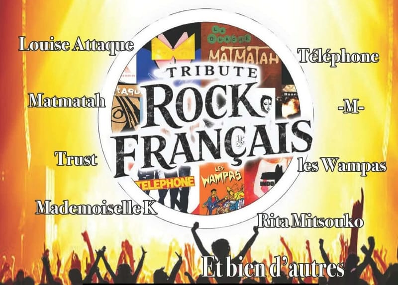 Soirée 100 % ROCK FRANCAIS avec Tribute Rock Français à L'Usine Marcoussis