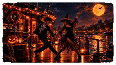 Rock’n’halloween sur une Péniche à Toulouse (RSBK) !! 🎃👻💃🕺