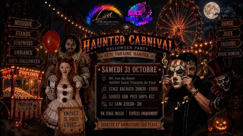 🎃🎪 HAUNTED CARNIVAL – HALLOWEEN PARTY 👻