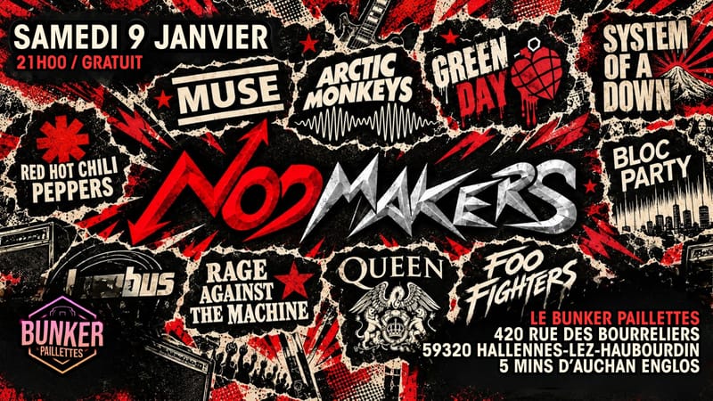 🎸 NOD MAKERS (ROCK COVER BAND) 🎸 GRATUIT