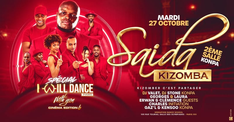 Saida Kizomba Spéciale festival I Will Dance With You