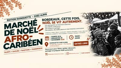 🎄🌍 MARCHÉ DE NOËL AFRO-CARIBÉEN – ÉDITION GUINGUETTE | CHEZ ALRIQ TALENTS • SAVEURS • TRADITIONS •